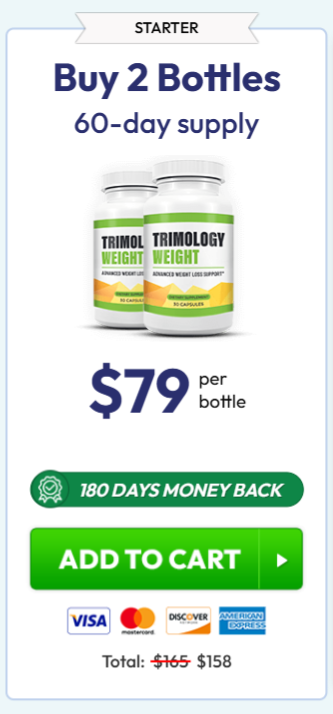 Buy 2 Bottles Trimology - 60 Day Supply