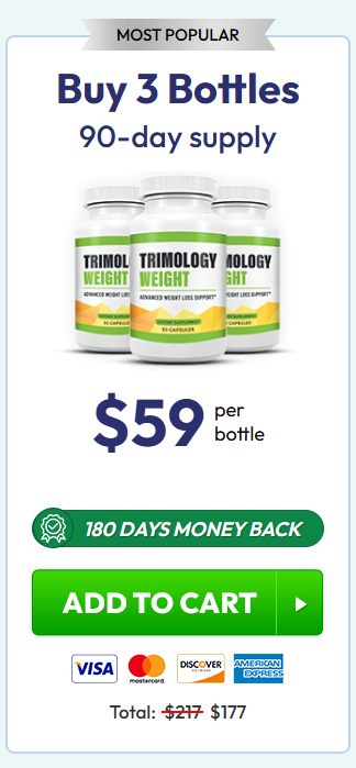 Buy 3 Bottles Trimology - 90 Day Supply