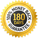 Trimology 180-day money back guarantee seal