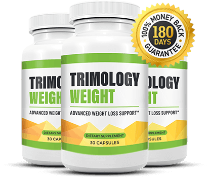 Trimology weight loss supplement with 180-day guarantee seal